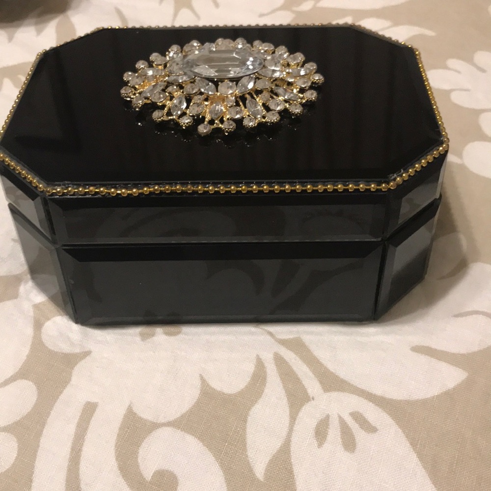 Black Jeweled jewelry box